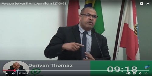 Vereador Derivan Thomaz apresenta PL da retenção de ar pela CONASA
