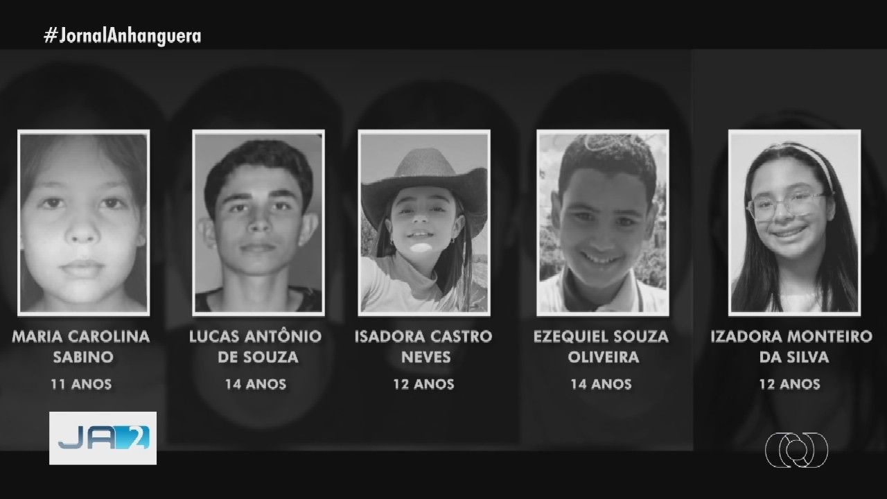 Córrego do Ouro se despede de estudantes vítimas de acidente
