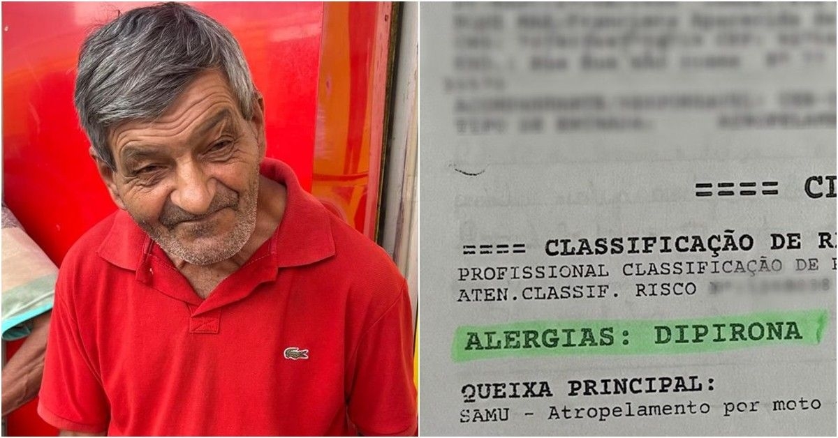 Morte de idoso alérgico à dipirona gera investigação em Juiz de Fora