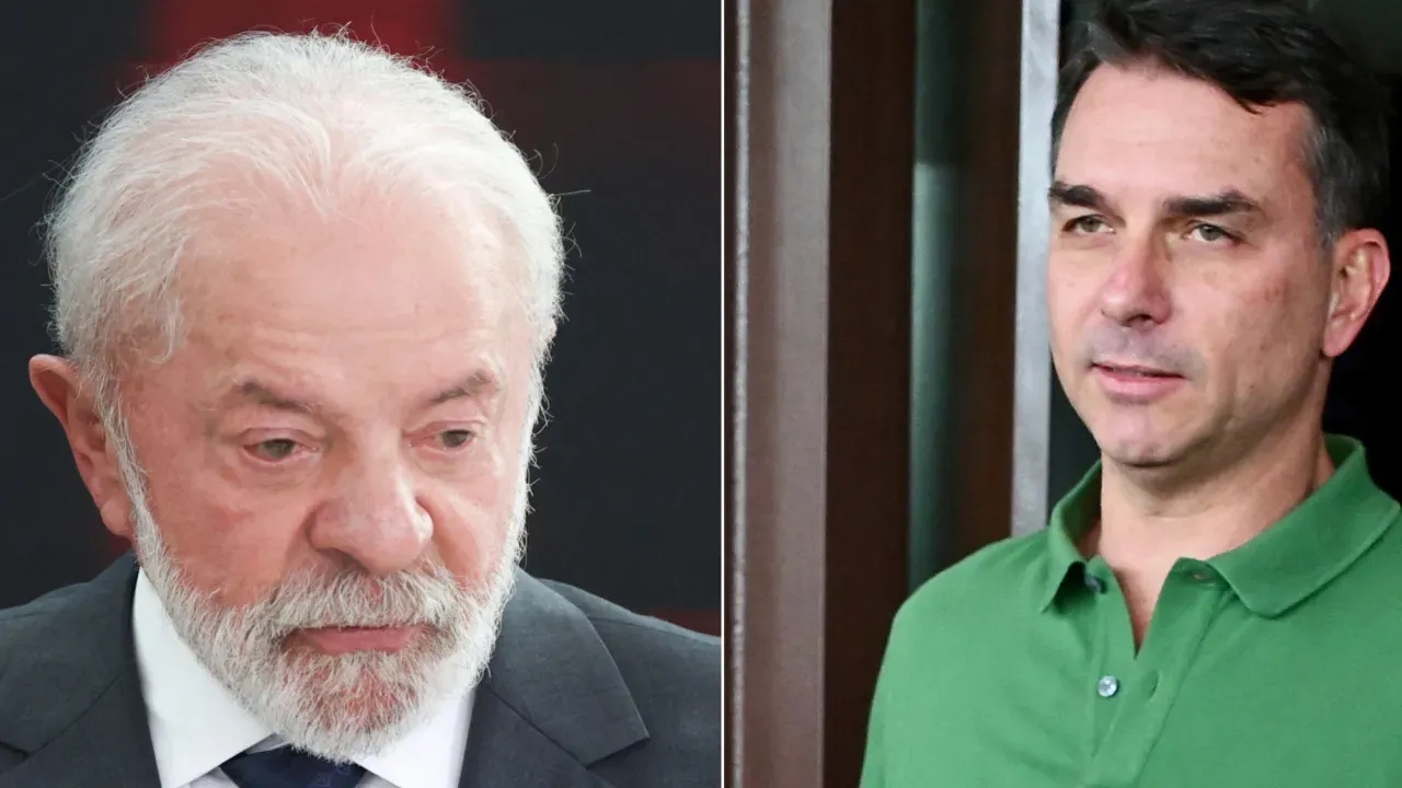 Flávio e Lula empatam em pesquisa para eleição de 2026