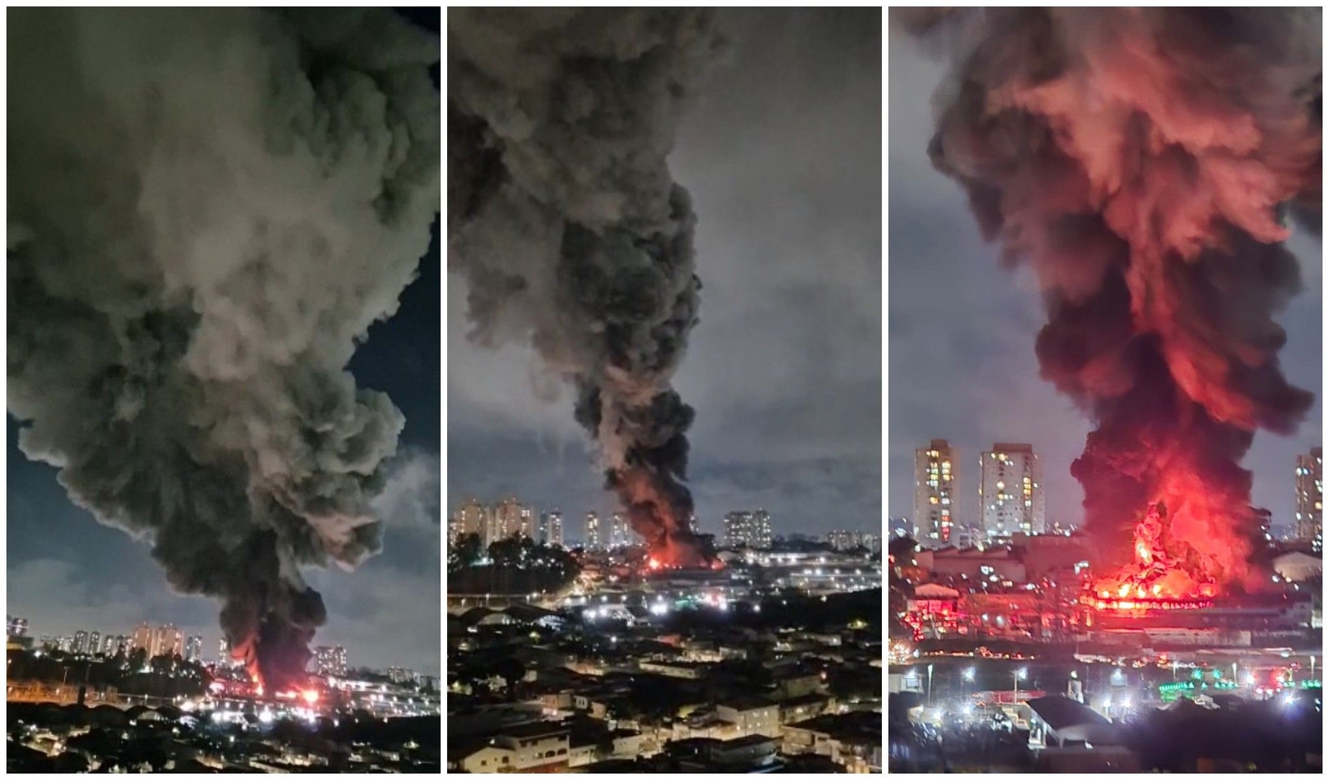 Incêndio em Guarulhos: Combate se estende por mais de 23 horas