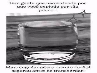 Os últimos pingos d'água da explosão de cada um