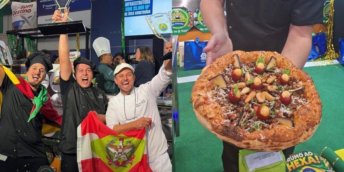 A melhor pizza do Brasil é de pinhão em SC