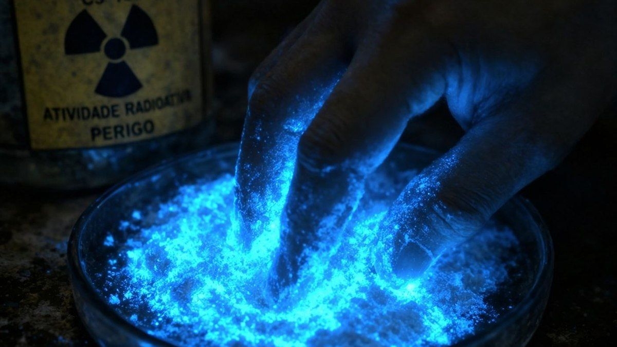 Césio-137 e o fenômeno do brilho azul radiante