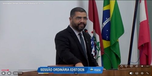 Em tribuna, Vereador Denys Reis destaca empresária Teônia, políticos e aniversariantes do mês