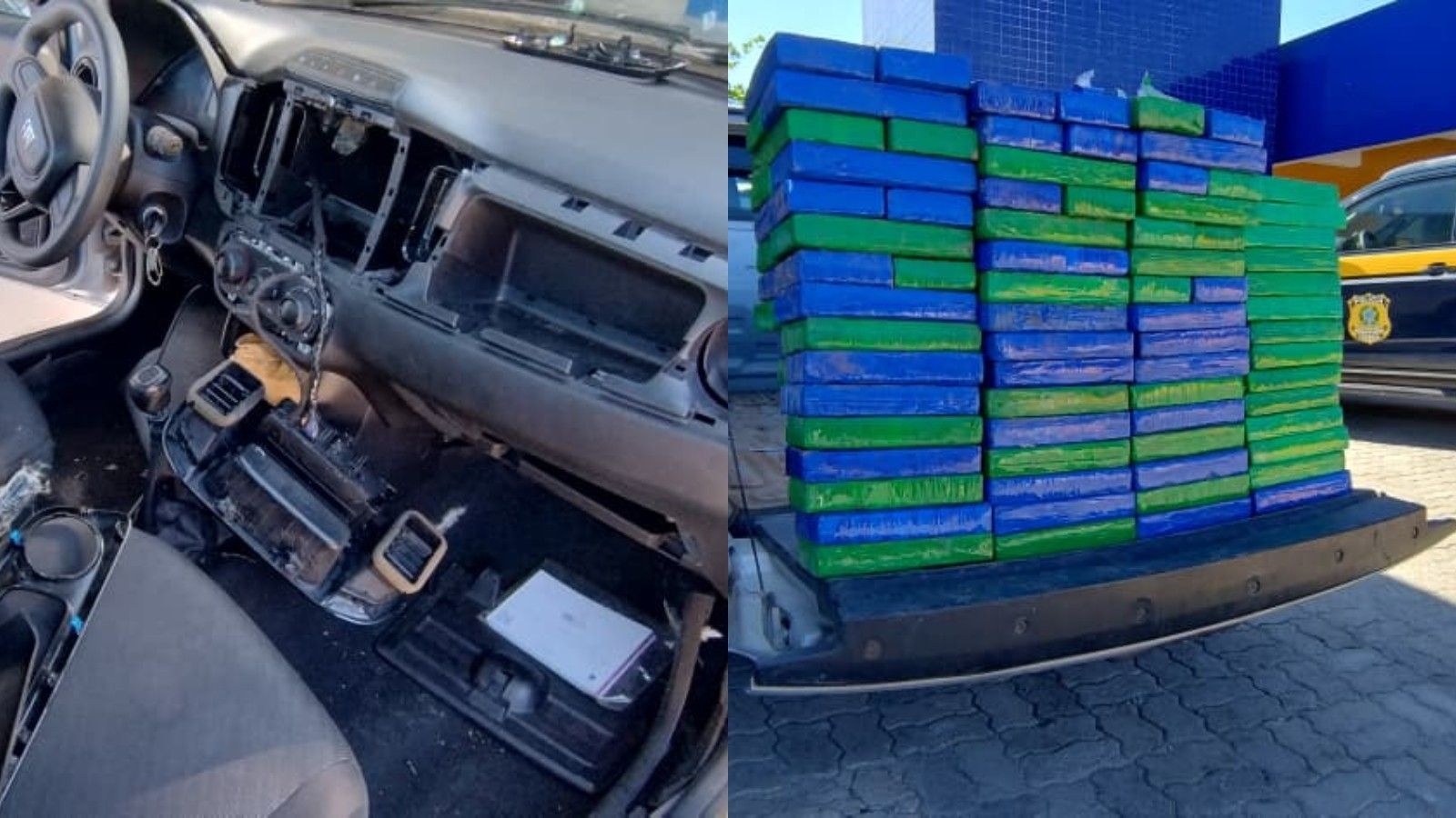 Cerca de 135 kg de cocaína encontrados em carro no Piauí