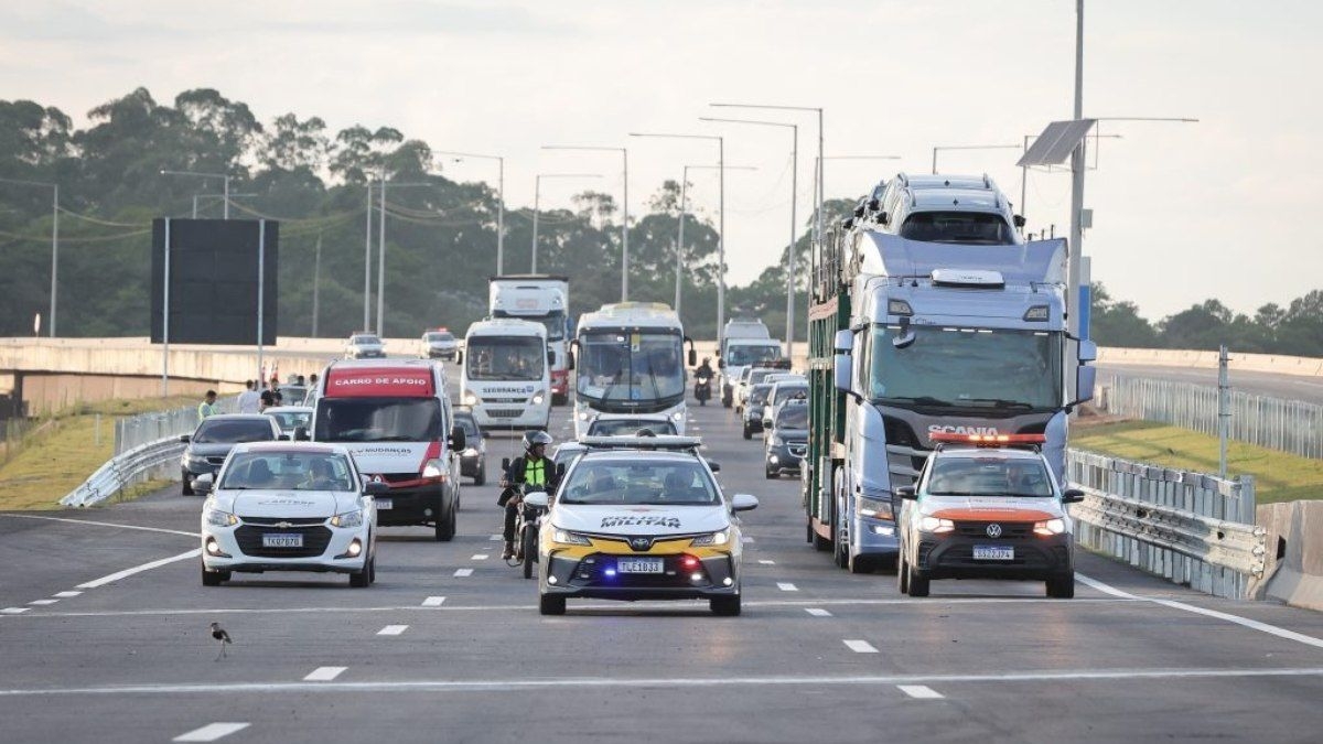 Rodoanel Norte reduz congestionamento nas marginais de SP
