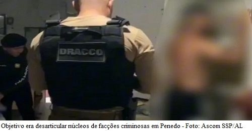 Operação Protetor das Divisas prende dois suspeitos de ligação com o crime organizado em Penedo