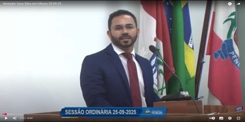 Vereador Davi Silva em tribuna presta contas das suas ações para o povo