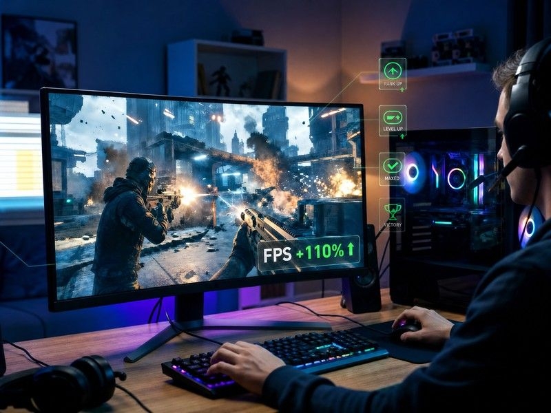 Aumente seu desempenho em jogos com NoPing Boost FPS