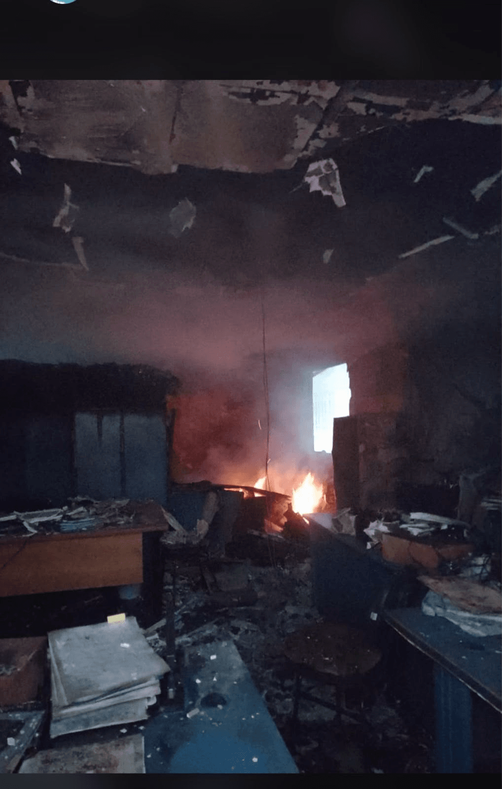 Incêndio destrói prédio da Secretaria de Fazenda em Araruama