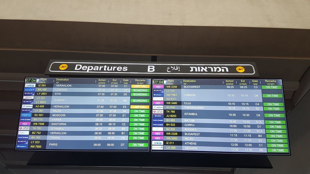 Israel retoma viagens aéreas internacionais após conflito