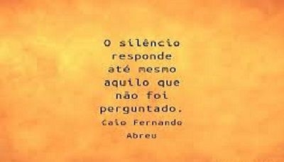 Quando o silêncio responde muito bem à falta de vergonha