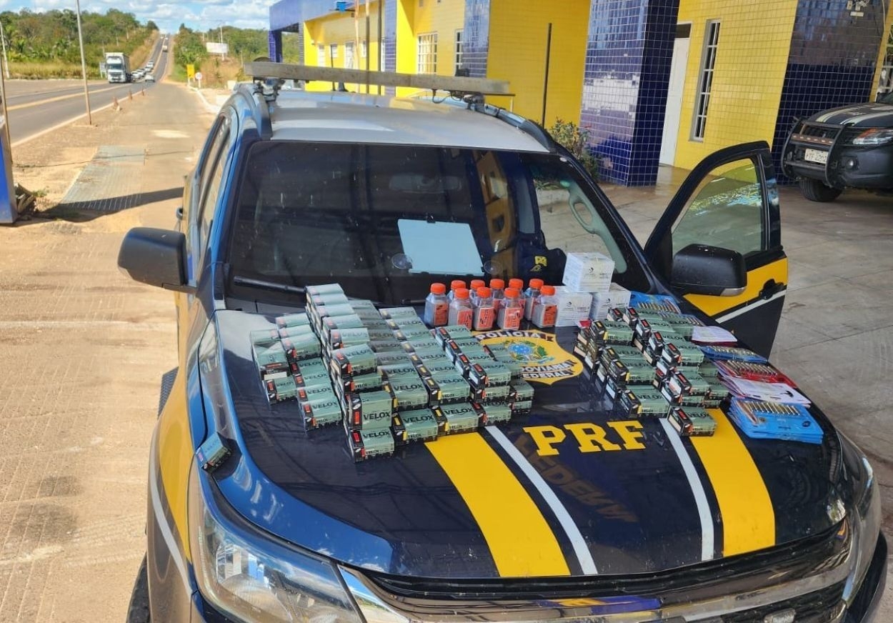 PRF apreende 4 mil munições na BR-230 em Balsas