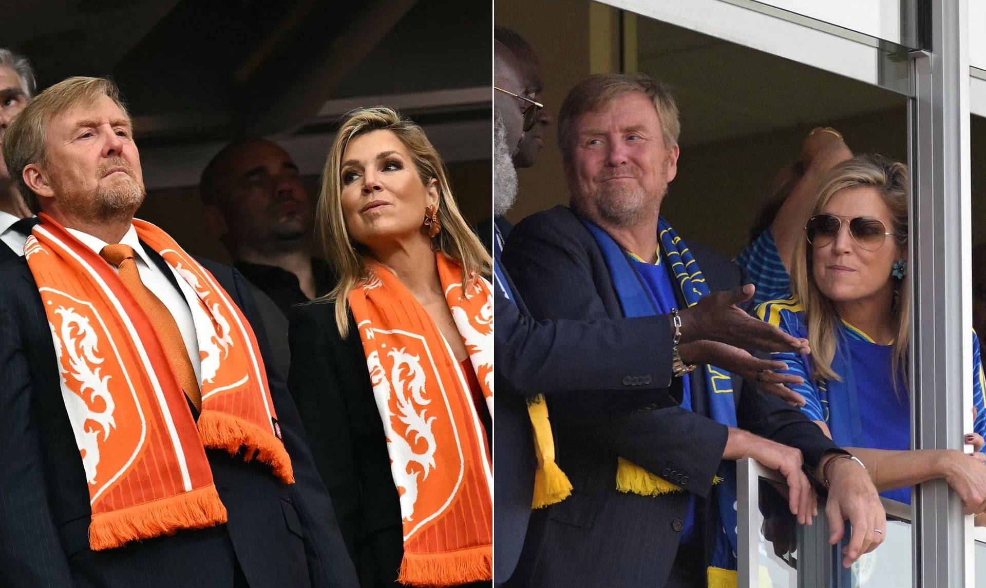 Rei e Rainha da Holanda assistem a jogo de Curaçao