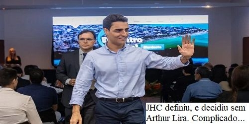 Após o abrir das cortinas e o ascender das ribaltas, JHC sai da toca